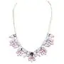 JCYK Crystal Jewelry Pink Necklace Charms Choker Elegant Women Necklace kolye Collares Collar Mujer Christmas Collier valentine