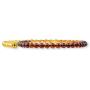 Genuine Amber Exclusive Beads Necklace - Natural Baltic Sea Amber Beads Jewelry Hand-Assembled Europe - Rainbow set