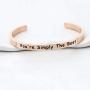 CENWA Youre Simply The Best Bracelet Funny Gift