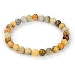 Natural Crazy Lace Agate Gemstone Bracelet 7.5 Inch Stretchy Chakra Gems Stones Healing Crystal Birthday Gifts GB6-B53