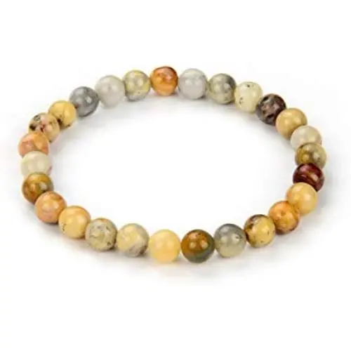 Natural Crazy Lace Agate Gemstone Bracelet 7.5 Inch Stretchy Chakra Gems Stones Healing Crystal Birthday Gifts GB6-B53 Natural Crazy Lace Agate Gemstone Bracelet 7.5 Inch Stretchy Chakra Gems Stones Healing Crystal Birthday Gifts GB6-B53