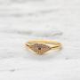 Gold Dainty Evil Eye Rings Mountain Ring Stackable Ring Open Wrap Ring CZ Eternity Bands for Women