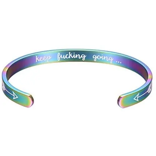 Bracelets for Women, Keep Going Bracelet Bangle, Inspirational Bracelets Personalized Gifts for Women, Cuff Bracelet Friend Gift Jewelry Bracelets for Women, Keep Going Bracelet Bangle, Inspirational Bracelets Personalized Gifts for Women, Cuff Bracelet Friend Gift Jewelry