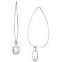 Silpada Wire Drop Earrings in Rhodium-Plated Sterling Silver