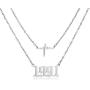 RWQIAN 1974-2009 Year Number Personalized Pendant Necklace Gold Plated Stainless Steel Chain Jewelry for Women & Teen Princess Girlfriend