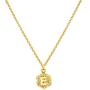 Gold Hexagon Initial Necklace for Girl,Letter A-Z Personlized Name Jewelry Engraved Alphabet Necklace for Teen Girls