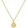 Gold Hexagon Initial Necklace for Girl,Letter A-Z Personlized Name Jewelry Engraved Alphabet Necklace for Teen Girls