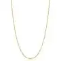 Kooljewelry Yellow Gold Plated Sterling Silver 1 mm Twisted Curb Chain Necklace Kooljewelry Yellow Gold Plated Sterling Silver 1 mm Twisted Curb Chain Necklace