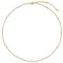 SISGEM Solid 14K Gold Pearl Necklace for Women Girls Freshwater Cultured Pearl Choker Necklace Station Tin Cup Pearl Necklace Dainty Jewelry for Her Anniversary, 16-18