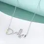SOULMEET Sterling Silver Stethoscope Heart Pendant Necklace Medical Workers Doctor Nurse Gift Nursing Themed Jewelry SOULMEET Sterling Silver Stethoscope Heart Pendant Necklace Medical Workers Doctor Nurse Gift Nursing Themed Jewelry