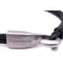 Big Hook Mens Braided Leather Bracelet Black Handcrafted in USA