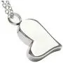 ATOP Forever in My Heart Brother Pendant Jewelry Urn Necklace for Ashes,Carved Locket Stainless Steel Keepsake Waterproof Memorial Pendant for Love,with Tool