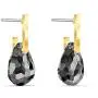 SWAROVSKI Womens T Bar Pear-Shaped Grey Crystal Jewelry Collection, Gold Tone Finish SWAROVSKI Womens T Bar Pear-Shaped Grey Crystal Jewelry Collection, Gold Tone Finish