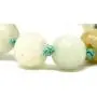 Larimar Accessories Mala Beads 108, 8mm Prayer Malas, All Natural A-1 Beaded Gemstones, Beaded Silk Tassel Necklace, Mens Crystal Healing Bead Jewelry