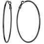 U7 Big Hoop Earrings 925 Sterling Silver Post, Hypoallergenic Stainless Steel Black Gold Color Huge Statement Earrings Hoops for Women Girls, 60 70 100mm Large Earrings