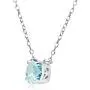 River Island Birthstone Sterling Silver Choker Necklace Made with Swarovski Crystals | Available in Variety of Stones
