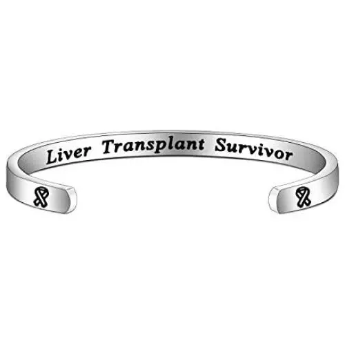 POTIY Cancer Survivor Cuff Bracelet Breast Cancer Fighter Jewelry Liver Transplant Survivor Breast Cancer Awareness Gift Cancer Awareness Bracelet POTIY Cancer Survivor Cuff Bracelet Breast Cancer Fighter Jewelry Liver Transplant Survivor Breast Cancer Awareness Gift Cancer Awareness Bracelet