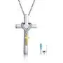 oGoodsunj 925 Sterling Silver Cross Urn Necklace Memorial Pendant Cremation Keepsake Jewelry for Ashes oGoodsunj 925 Sterling Silver Cross Urn Necklace Memorial Pendant Cremation Keepsake Jewelry for Ashes