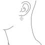 I Love My Dog Heart Shape Cut Out Puppy Pet Bone Animal Lover Paw Print Drop Leverback Earrings For Women 925 Sterling Silver