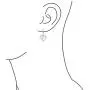 I Love My Dog Heart Shape Cut Out Puppy Pet Bone Animal Lover Paw Print Drop Leverback Earrings For Women 925 Sterling Silver