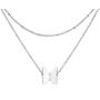 Butterfly Necklaces Layered for Women, Silver Dainty Butterfly Charm Gifts Birthday Anniversary, Stainless Steel Dainty Pendant with Adjustable Chains for Girls Boys
