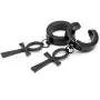 GUNGNEER Ankh Cross Stainless Steel Earrings Egyptian Pyramid Jewelry Accessories Men Women GUNGNEER Ankh Cross Stainless Steel Earrings Egyptian Pyramid Jewelry Accessories Men Women