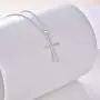 925 Sterling Silver Cross Pendant Necklace for Women Teen Girls Christian Easter Gifts, with Gift Box