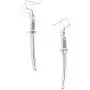 coadipress Vintage Katana Knife Dangle Drop Earrings for Women Girls Personalized Creative Funny Punk Cool Silver Retro Statement Earrings