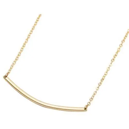 Curved Bar Pendant Rose Flower Necklace 18K Gold Chain Choker Handmade Adjustable Jewelry for Women Girls Minimalist Balance Necklace for Bridesmaids Gift on Christmas Day Curved Bar Pendant Rose Flower Necklace 18K Gold Chain Choker Handmade Adjustable Jewelry for Women Girls Minimalist Balance Necklace for Bridesmaids Gift on Christmas Day