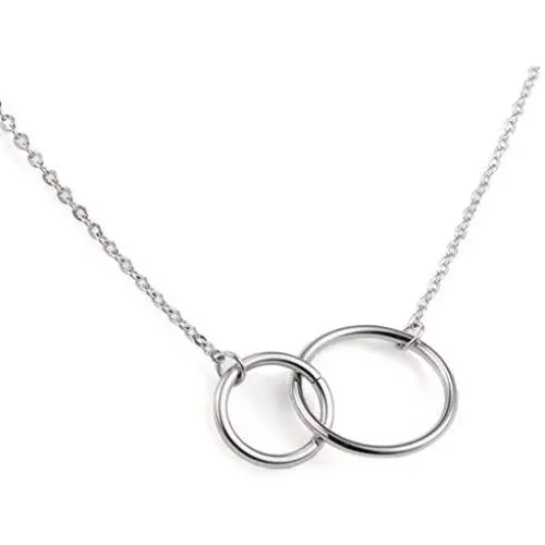 Jude Jewelers Stainless Steel Karma Charm Necklace Jude Jewelers Stainless Steel Karma Charm Necklace
