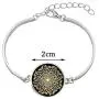 IShang Mandala Necklace Jewelry Set for Women, Mandala Round Gemstone Pendant Necklace + Bracelet + Stud Earring Costume Womens Jewelry Sets with Gift Box IShang Mandala Necklace Jewelry Set for Women, Mandala Round Gemstone Pendant Necklace + Bracelet + Stud Earring Costume Womens Jewelry Sets with Gift Box