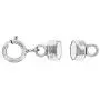 Sterling Silver 4 mm Magnetic Clasp Converter for Light Necklaces USA, Square Edge