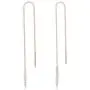 18K Gold Vermeil Tiny Grey Moonstone Beads Long Threader Earrings June Birthstone Gift 18K Gold Vermeil Tiny Grey Moonstone Beads Long Threader Earrings June Birthstone Gift