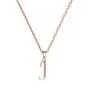 Paialco Jewelry 14K Rose Gold Plating Sterling Silver Initial Alphabet Pendant Necklace 18'' Paialco Jewelry 14K Rose Gold Plating Sterling Silver Initial Alphabet Pendant Necklace 18''