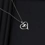 FAADBUK Moose Jewelry I Moose You Long Distance Relationship Gift Moose Charm Necklace for Women Girls Going Away Gift BFF Gift