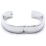 MARSHAL METAL Fashion Bangle High Polished Silver Plated Bangle Bracelet