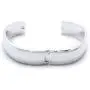 MARSHAL METAL Fashion Bangle High Polished Silver Plated Bangle Bracelet