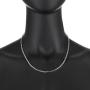 1mm-5mm Solid .925 Sterling Silver Round Rolo Chain Necklace or Bracelet