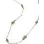 Lucky Brand Pave Beaded Strand Necklace, Gold Lucky Brand Pave Beaded Strand Necklace, Gold