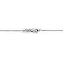 Solid 925 Sterling Silver .6mm Round Box Chain Necklace