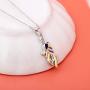 WUSUANED Phoenix Bird Necklace Fire Bird Necklace Inspirational Jewelry Gift for Women