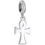 Religious Key Of Life Egyptian Ankh Cross Dangle Charm Bead For Women Teen Oxidized .925 Sterling Silver Fits European Bracelet Religious Key Of Life Egyptian Ankh Cross Dangle Charm Bead For Women Teen Oxidized .925 Sterling Silver Fits European Bracelet