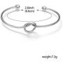 I Cant Tie The Knot Without You Bridesmaid Gift Cards Bridesmaid Bracelets Silver Tone- Set of 4,5,6