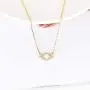 AgeXinjo Gold Necklace Opal Evil Eye Dainty CZ Heart Cross Bar Teardrop Choker Necklace for Women AgeXinjo Gold Necklace Opal Evil Eye Dainty CZ Heart Cross Bar Teardrop Choker Necklace for Women