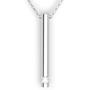 JPGO Urn Necklace Pendant for Memorial Ashes with Stainless Steel Bar Keepsake Ash Jewelry