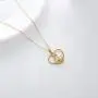 14k Gold Heart Pendant Necklace for Women, Real Gold Lucky Elephant Love Jewelry Gifts for Mother/Wife, 16+1+1 Inch 14k Gold Heart Pendant Necklace for Women, Real Gold Lucky Elephant Love Jewelry Gifts for Mother/Wife, 16+1+1 Inch