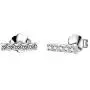 925 Sterling Silver Stud Earrings, BoRuo Mini Bar Line Stick Earrings High Polish Tarnish Resistant Earrings