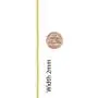 Lifetime Jewelry 2mm Rope Chain Bracelet 24k Real Gold Plated for Women and Men Lifetime Jewelry 2mm Rope Chain Bracelet 24k Real Gold Plated for Women and Men