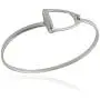 Sterling Silver Stirrup Bangle Bracelet, Horse Saddle Equestrian Jewelry Sterling Silver Stirrup Bangle Bracelet, Horse Saddle Equestrian Jewelry