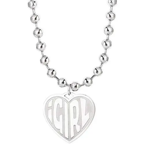 iGirl Heart Pendant Necklaces for Women and Girls Harajuku Streetwear Choker Stainless Steel Chain Jewelry Gifts iGirl Heart Pendant Necklaces for Women and Girls Harajuku Streetwear Choker Stainless Steel Chain Jewelry Gifts